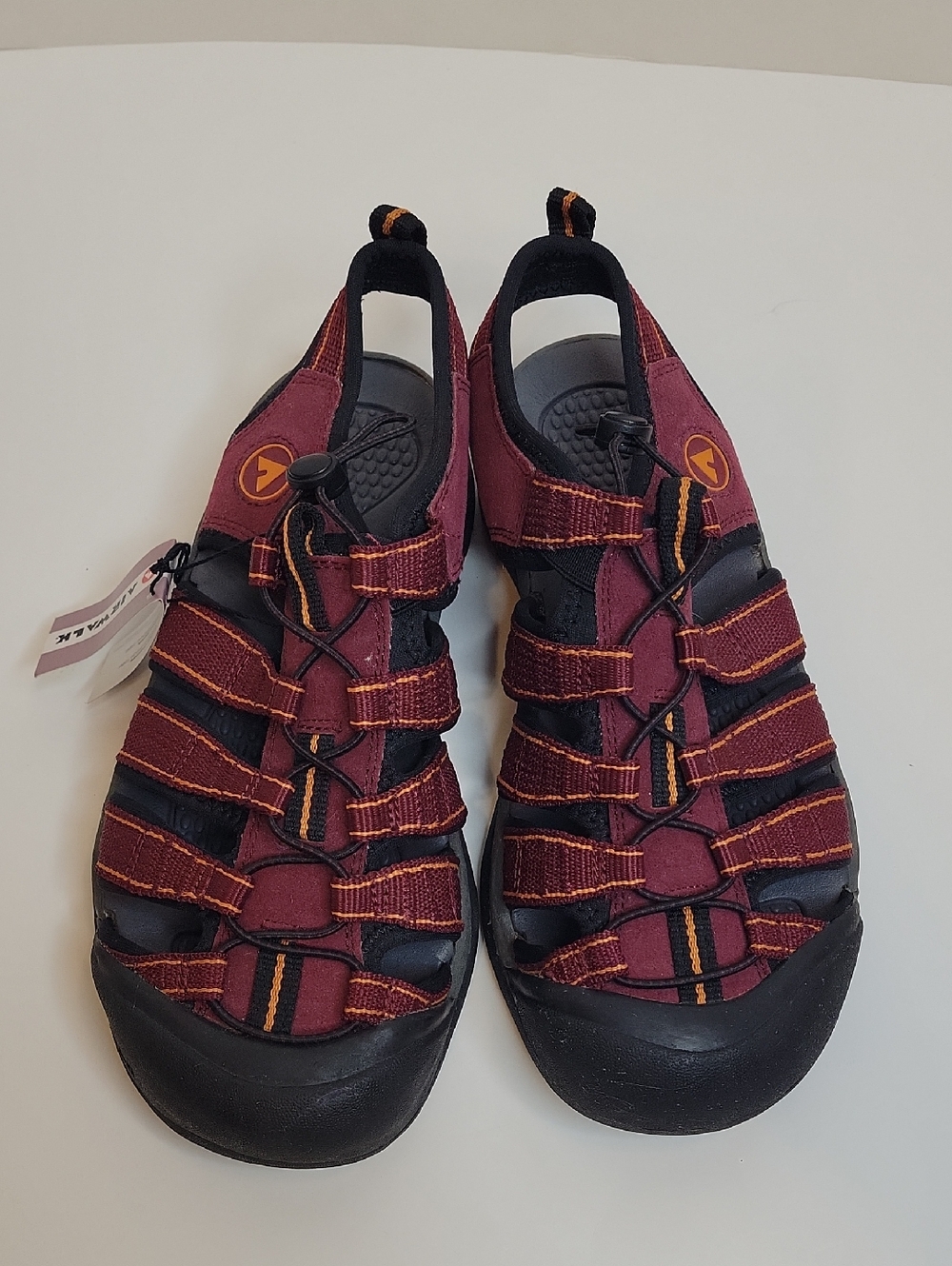 Airwalk Women's Maroon and Black Athletic Sandal